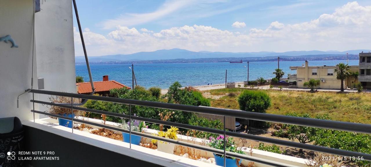 Liland Beachfront Lefkandi Chalkidas Exterior foto