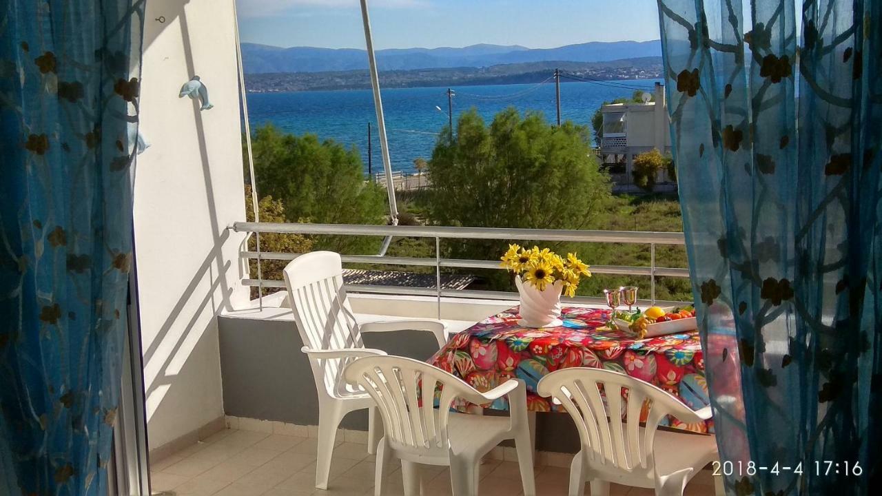 Liland Beachfront Lefkandi Chalkidas Exterior foto